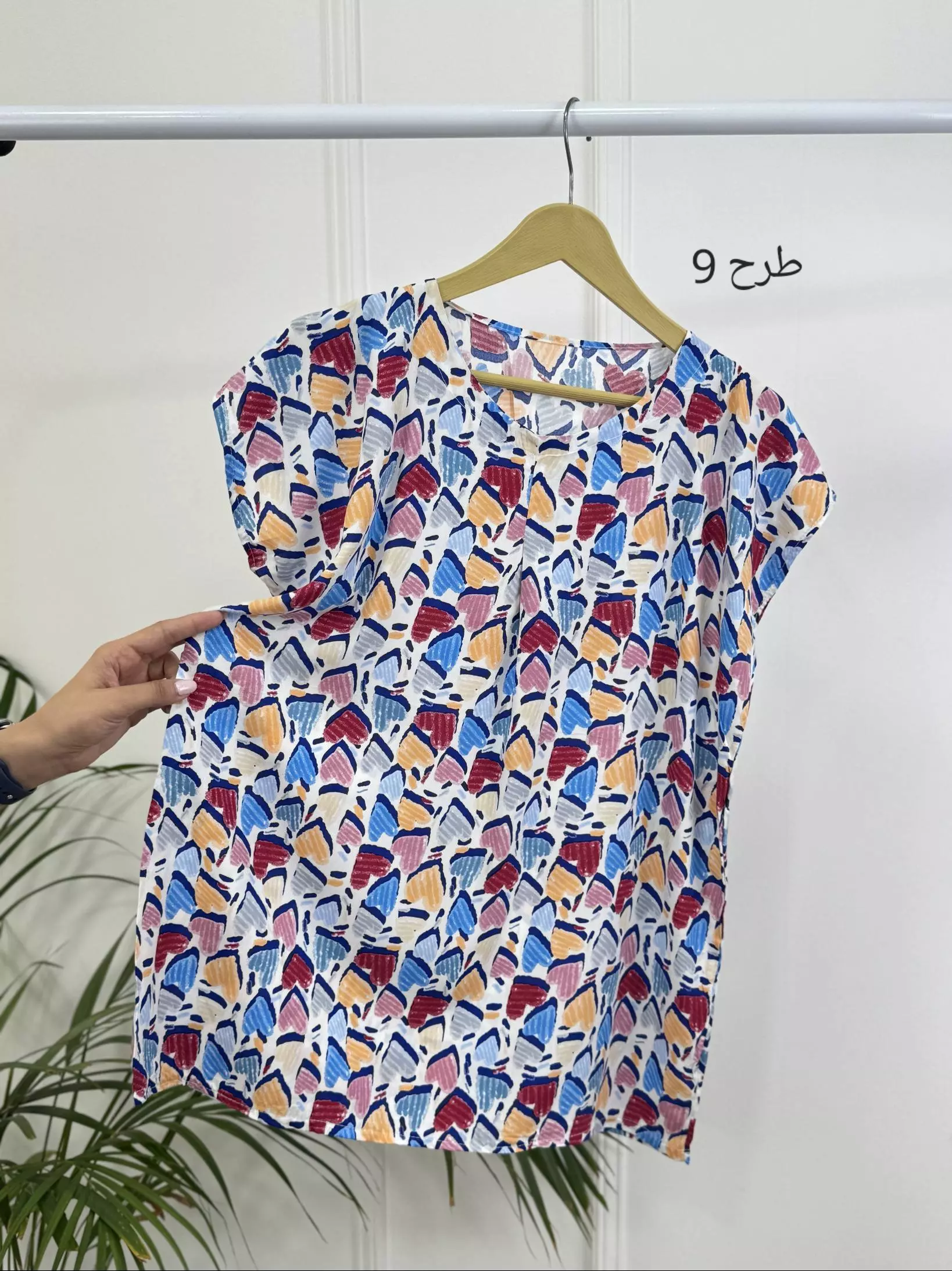 بلوز نخی آستین سرخود